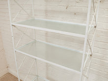 Load image into Gallery viewer, Vintage White Plant Shelf