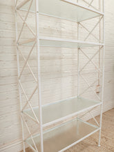 Load image into Gallery viewer, Vintage White Plant Shelf