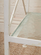 Load image into Gallery viewer, Vintage White Plant Shelf