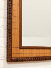 Load image into Gallery viewer, Vintage Bamboo and Rattan Mirror