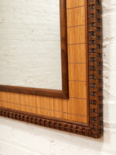 Load image into Gallery viewer, Vintage Bamboo and Rattan Mirror
