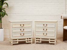 Load image into Gallery viewer, Pair of Hollywood Regency Nightstands