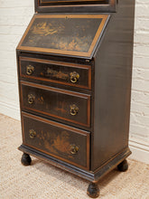 Load image into Gallery viewer, Chinoiserie Antique Bureau Secretary, Bar Cabinet