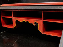 Load image into Gallery viewer, Chinoiserie Antique Bureau Secretary, Bar Cabinet