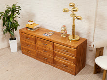 Load image into Gallery viewer, Oak 9 Drawer Dresser