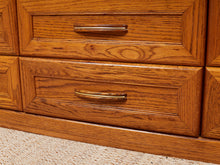 Load image into Gallery viewer, Oak 9 Drawer Dresser