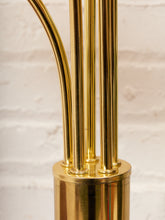 Load image into Gallery viewer, Mid Century Modern Brass Tiered Eyeball Lamp