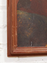 Load image into Gallery viewer, Forest Road Framed Woodland Landscape Artwork with Vintage Car