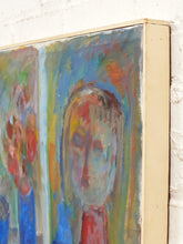 Load image into Gallery viewer, Figure by the Window Expressionist Painting with Floral Still Life
