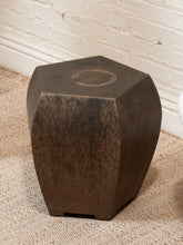 Load image into Gallery viewer, Facet Sculptural Metal Side Table or Stool
