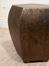 Load image into Gallery viewer, Facet Sculptural Metal Side Table or Stool