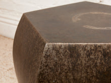 Load image into Gallery viewer, Facet Sculptural Metal Side Table or Stool