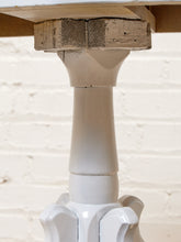 Load image into Gallery viewer, White Antique Pedestal Desk