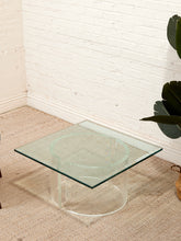 Load image into Gallery viewer, Lucite Table Open Circle Base