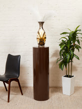 Load image into Gallery viewer, 1970’s Department Store Brown Pedestal