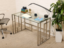 Load image into Gallery viewer, Chrome Geometric Desk