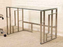 Load image into Gallery viewer, Chrome Geometric Desk