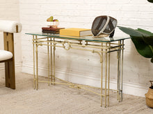 Load image into Gallery viewer, Vintage Cream Console Entry Table
