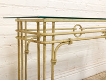 Load image into Gallery viewer, Vintage Cream Console Entry Table