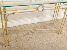 Load image into Gallery viewer, Vintage Cream Console Entry Table