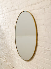 Load image into Gallery viewer, Oval Gold Mirror