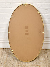 Load image into Gallery viewer, Oval Gold Mirror