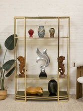Load image into Gallery viewer, Brass Vintage Shelf