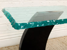 Load image into Gallery viewer, Post Modern Italian Glass and Chrome Table