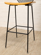 Load image into Gallery viewer, Single Stool geometric design, Bent Plywood Stool