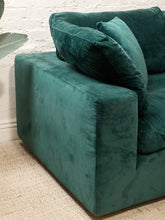 Load image into Gallery viewer, Hunter Green Sectional