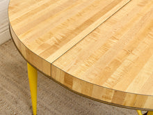 Load image into Gallery viewer, Formica Yellow Base Dinette Table