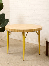 Load image into Gallery viewer, Formica Yellow Base Dinette Table