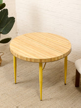 Load image into Gallery viewer, Formica Yellow Base Dinette Table