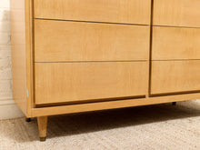 Load image into Gallery viewer, Blonde 6 Drawer Mid Century Dresser