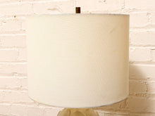 Load image into Gallery viewer, Pineapple White Ceramic Table Lamp with Drum Shade