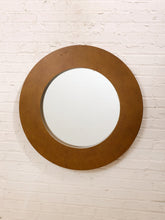 Load image into Gallery viewer, Large Gold Round Mirror