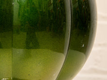 Load image into Gallery viewer, Green Vintage Lamp with Leopard Shade