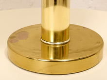 Load image into Gallery viewer, Brass Column Pair Table Lamp with Cream Shades