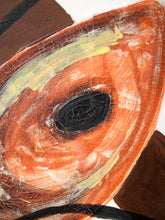 Load image into Gallery viewer, Orbit & Form Contemporary Abstract Painting with Organic Shapes and Graphic Black Lines