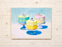 Load image into Gallery viewer, Pastel Cake Trio Painting