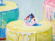 Load image into Gallery viewer, Pastel Cake Trio Painting