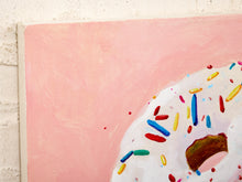 Load image into Gallery viewer, Sprinkled Donut Pop Art Painting