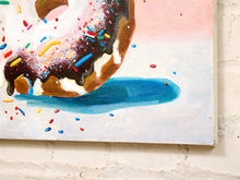 Load image into Gallery viewer, Sprinkled Donut Pop Art Painting