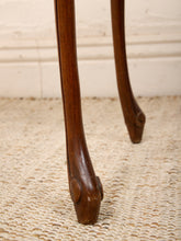 Load image into Gallery viewer, Petite Louis XV Style Side Table in Carved Walnut Table