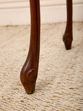 Load image into Gallery viewer, Petite Louis XV Style Side Table in Carved Walnut Table