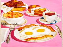 Load image into Gallery viewer, Sunday Breakfast Oil Painting