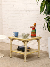 Load image into Gallery viewer, Bamboo Side Table in Yellow