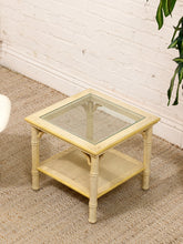 Load image into Gallery viewer, Bamboo Side Table in Yellow