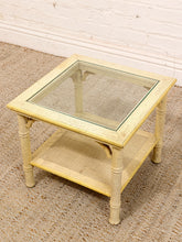 Load image into Gallery viewer, Bamboo Side Table in Yellow