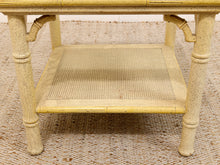 Load image into Gallery viewer, Bamboo Side Table in Yellow